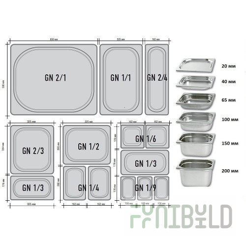 Lid for GN 1/3 Viatto