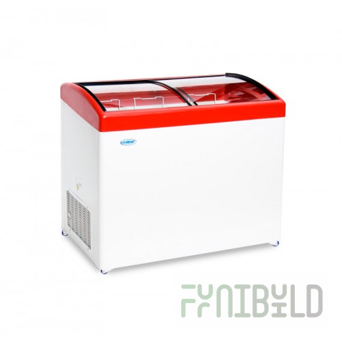 Freezer chest Snezh MLG-350 bent glass