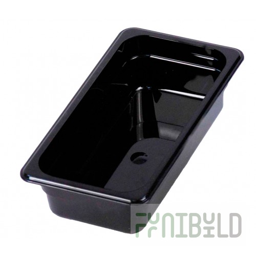 Gastronorm container Gastrorag GN 1/3-100 black polycarbonate