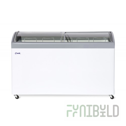 Freezer chest Snezh MLG-500 bent glass