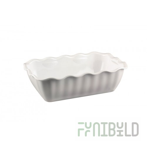 Salad bowl with wavy edges Restola 2 l, white