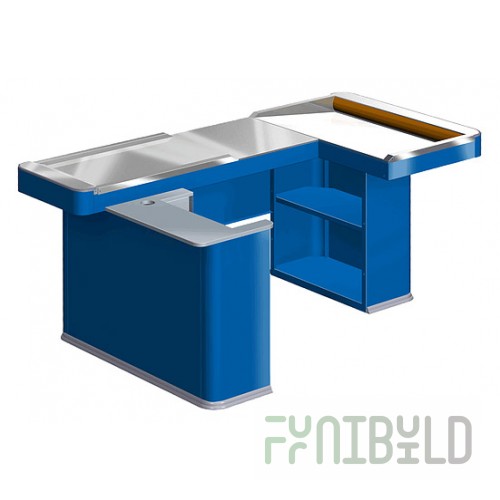 Cash box UNIT MAXI 2 190 Polished (cutout for cash drawer) RAL5017