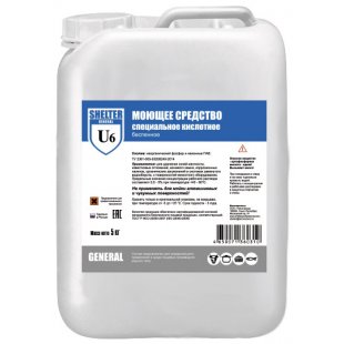 Detergent Shelter U6 General 5 kg for decalcification and removal of liquid salts