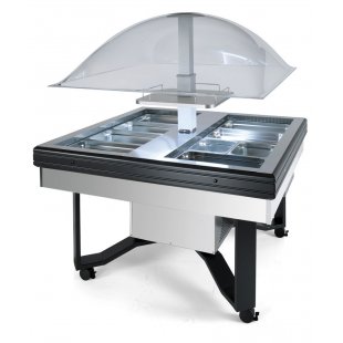 Salad bar Scaiola Cupola Inox