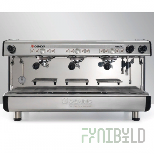Coffee machine Casadio Undici A/3 black, high group
