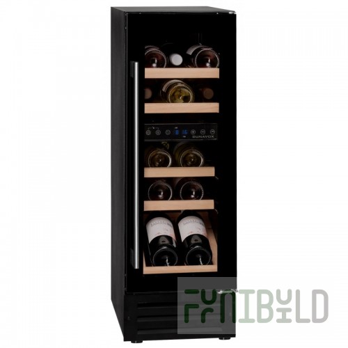 Wine cabinet Dunavox DX-17.58DBK/DP