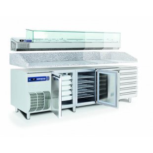Refrigerated table for pizza Samaref TP2 C VR TN