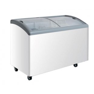 Freezer chest Scan SD 400 bent glass