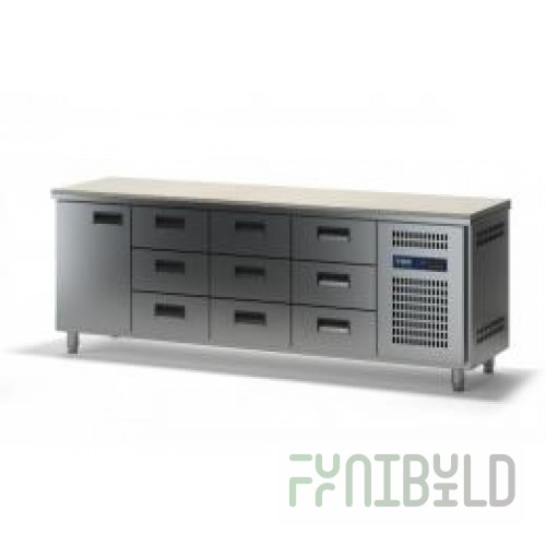 Refrigerated table TMM SHSB-K-1/1D-9Ya (2280x700x870)
