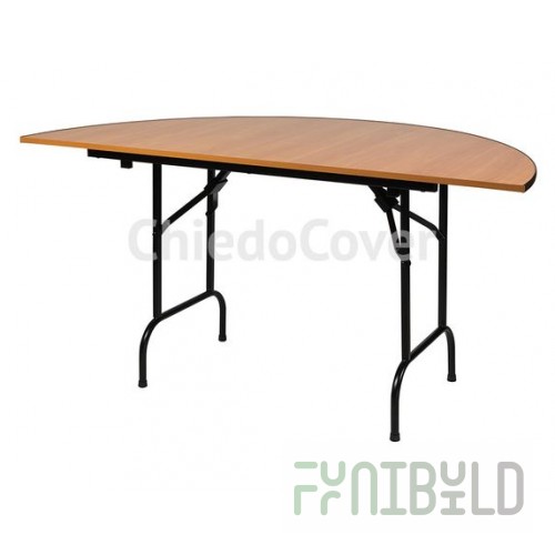 Table on steel frame Lider-11 (semicircle) R750