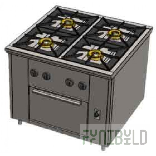 Gas stove Vulcan PRG-IIA-2S DSh 82241