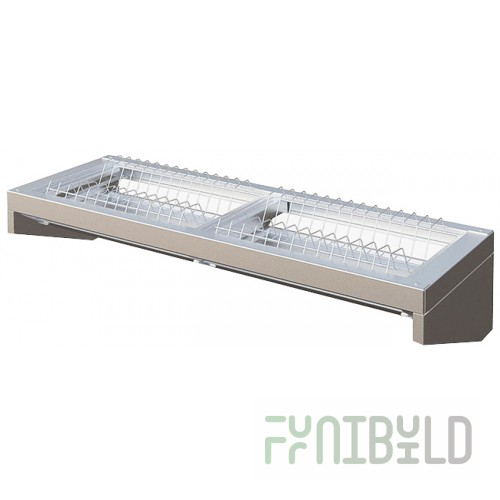 Kitchen shelf for plates Atesi PKT-1200-E