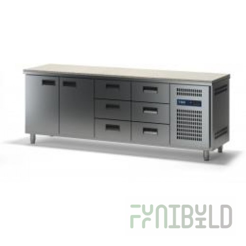 Refrigerated table TMM SHSB-K-1/2D-6Ya (2280x600x870)