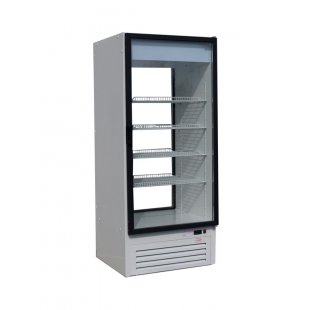 Refrigerated cabinet Cryspi ШВУП1ТУ-0,75С 2(В/Prm) (Solo GD glass door and glass back)