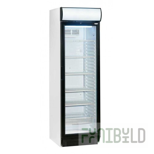 Refrigerated cabinet Tefcold SCU1375CP glass door, canape