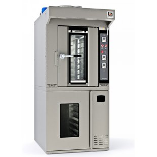 Rotary oven BASSANINA FR MINI E46.10 complete with proofer FR MINI E46.PR