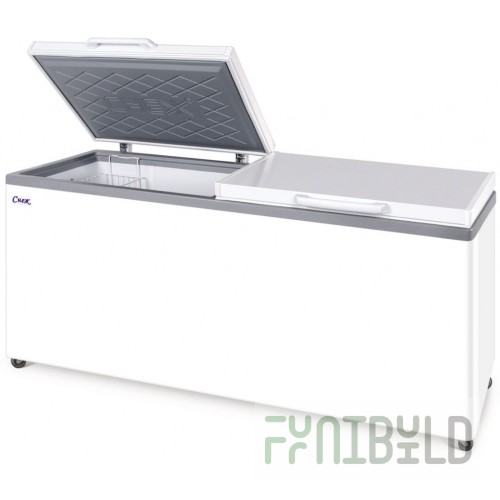 Chest freezer Snezh MLK-800 stainless steel blind lid