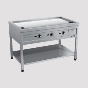 Electric teppan-yaki grill stove "Vulcan-HEIDEBRENNER" type ETP3 "Abukuma"