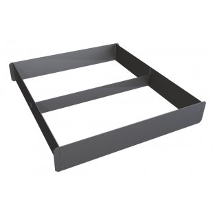 Protective screen made of black steel VESTA