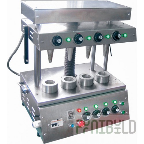 Heat press for hemp pizza cones Kocateq PAC4A