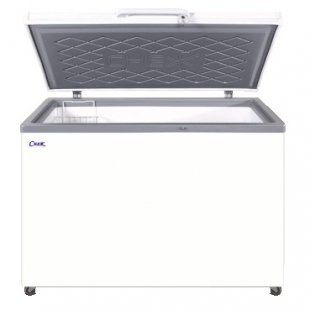 Chest freezer Snezh MLK-400 stainless steel blind lid