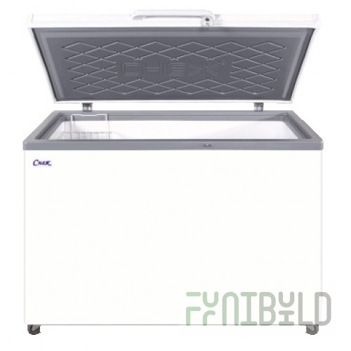 Chest freezer Snezh MLK-400 stainless steel blind lid