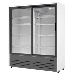 Refrigerated cabinet Optima crystal 14M glass door, compartment