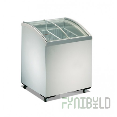 Chest freezer Caravell Derby EK-27C curved glass
