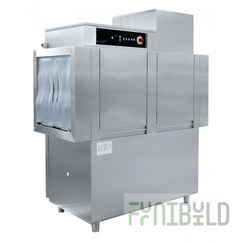 Tunnel dishwasher Abat MPT-1700-01 with heat exchanger (left)