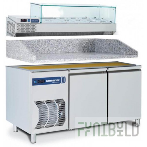 Refrigerated table for pizza Samaref TP2 VR TN