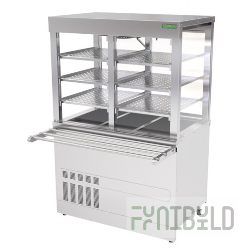 Refrigerated display case with a cooled bath Stillag МВХ-10/7-В
