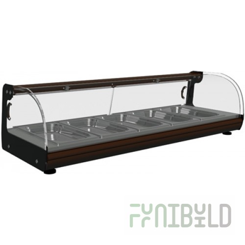 Thermal bar display case Carboma VT-1.5