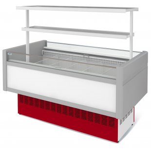 Refrigerated display case Kupets VHNo-2.4 (with superstructure)