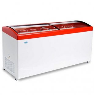 Freezer chest Snezh MLG-700 bent glass