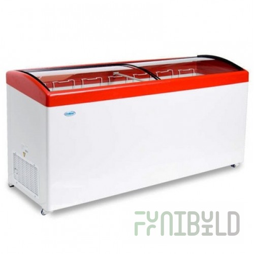 Freezer chest Snezh MLG-700 bent glass