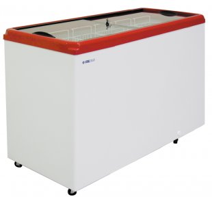 Chest freezer Italfrost CF500F straight glass