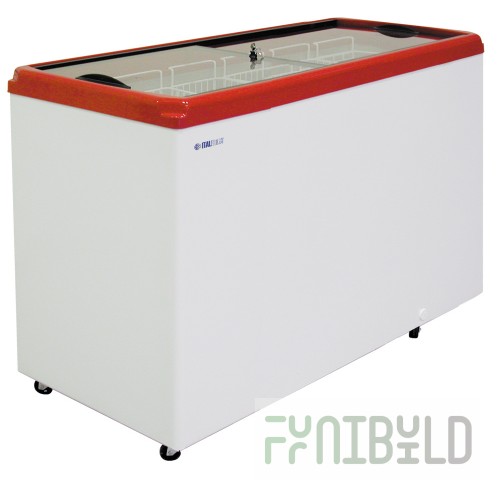 Chest freezer Italfrost CF500F straight glass