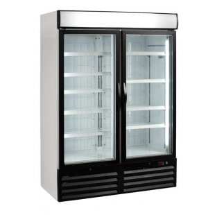 Freezer cabinet Tefcold NF5000G glass door, canape