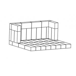 Set of VESTA bricks for barbecue Argentina 1