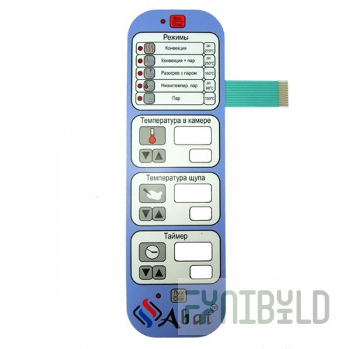 Film keyboard Abat PKA 6-15.23.002 for PKA 6/10-1/1PM