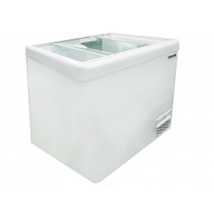 Chest freezer Polair DF130SF-S straight glass