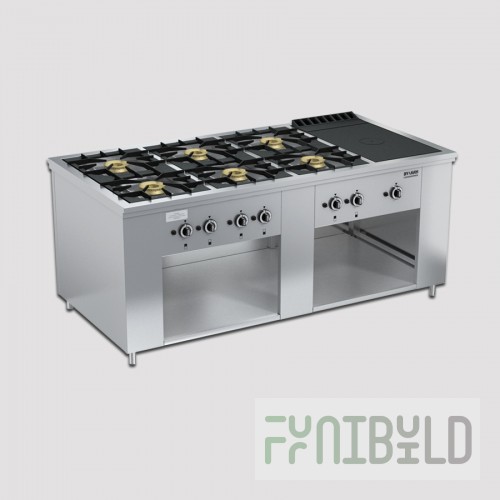 Combined stove Vulcan gas PRG-IIA-8-1 "Maxi"