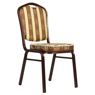 Chair on metal frame Brown 25mm