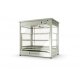 Heated display cases for chickens