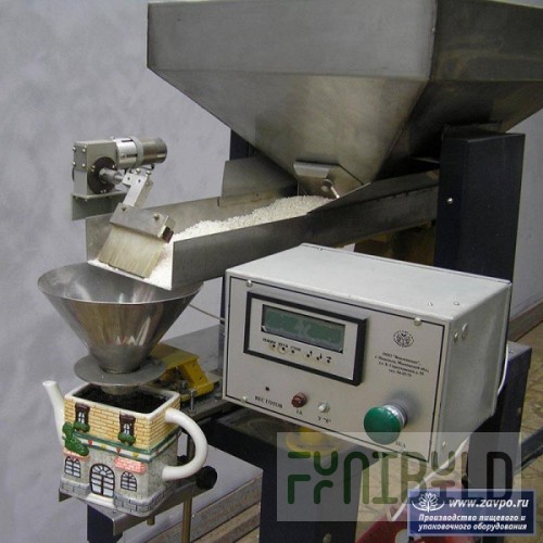 Semi-automatic weighing dispenser - fiberboard for bulk food and non-food products up to 1 kg