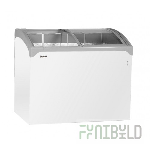 Chest freezer Ugur UDD 300 SCEBN curved glass