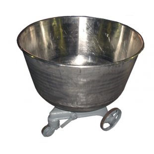 Bowl for TMM-330 stainless steel with trolley