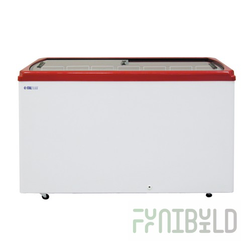 Chest freezer Italfrost CF600F straight glass