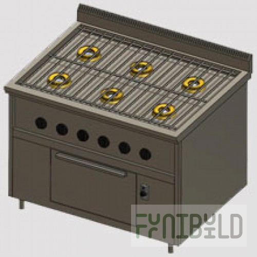 Gas stove Vulcan PRG-IIA-6M DSh Standart 82313