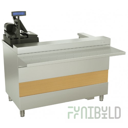 Cash desk Atesi Riviera with armrest left/right 1200 in